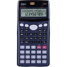 Калькулятор 10 разрядов DELI E1705 научный черный