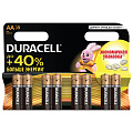 Батарейка AA LR06 8шт/уп DURACELL BASIC 8BL 1,5В