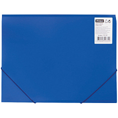 Папка на резинке А4 пластик OFFICE SPASE 0,5мм синяя