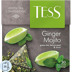 Чай зеленый TESS GINGER MOJITO пирамидки 20шт