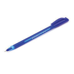 Ручка шарик синяя масляная рез/грип игол/након 0,35мм BRAUBERG EXTRA GLIDE SOFT BLUE