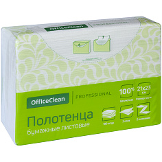 Полотенце бум Z-сложение 2сл 20пач/уп 190л 23х21см OFFICECLEAN PROFESSIONAL