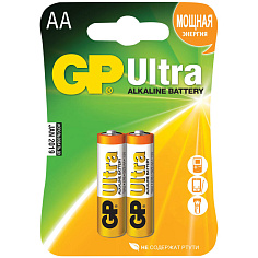 Батарейка AA LR06 2шт/уп GP ULTRA алкалиновая