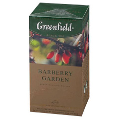 Чай черный GREENFIELD BARBARRY GARDEN барбарис 25 пакетиков