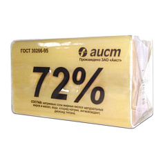 Мыло хозяйственное 72% 200г АИСТ Классическое в упаковке