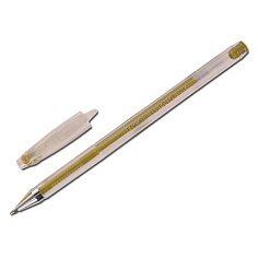 Ручка гелевая золото металлик 0,5мм CROWN HJR-500GSM