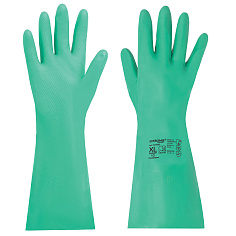 Перчатки нитриловые XL ЛАЙМА EXPERT прочные с х/б напылением гипоаллергенные