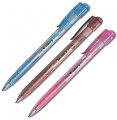 Ручка автом BRAUBERG PATROL 0,7мм резин упор/синяя