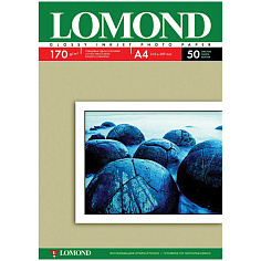 Фотобумага глянцевая односторонняя А4 170г/м2 50л LOMOND 0102142