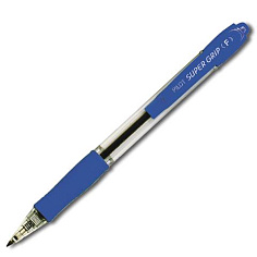 Ручка автом PILOT BPGP-10R (F) 0,7мм/резин упор/синий