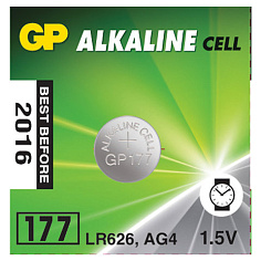 Батарейка 177 G4 LR626 GP ALKALINE алкалиновая