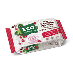 Зефир ECO-BOTANICA с кусочками брусники 250г