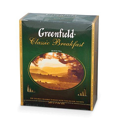 Чай черный GREENFIELD CLASSIC BREAKFAST 100 пакетиков