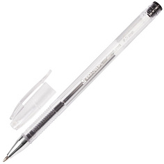 Ручка гелевая черная 0,35мм BRAUBERG JET