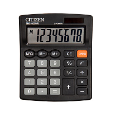 Калькулятор 8 разрядов CITIZEN SDC-805 настольный