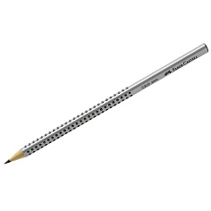 Карандаш черногр НВ б/ластика дерево трехгранный FABER-CASTELL GRIP 2001 117000