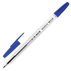 Ручка шарик синяя 0,7мм STAFF C-51