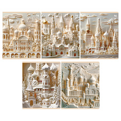 Тетрадь А5 48л клетка на скобе PAPER ART глянцевая ламинация