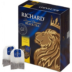 Чай черный RICHARD ROYAL CEYLON 100 пактиков 61066