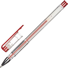 Ручка гелевая красная 0,5мм ATTACHE