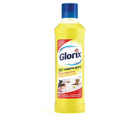 Средство д/мытья пола 1л GLORIX лимонная энергия