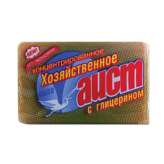 Мыло хозяйственное 72% 150г АИСТс глицерином в упаковке