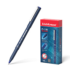 Ручка линер 0,6мм синяя ERICK KRAUSE F-15 37065