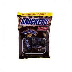 Шоколадные батончики SNICKERS Minis 180г 2264