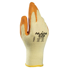 Перчатки текстильные латекс облив р-р 8 (M) оранжевые/желтые MAPA ENDURO/TITAN 328
