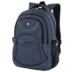 Рюкзак молодежный HIGH SCHOOL 46х31х18см 3отд/5карманов темно-синий