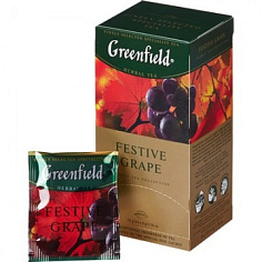 Чай фруктовый GREENFIELD FESTIVE GRAPE виноград 25 пакетиков