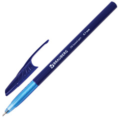 Ручка шарик DELUCCI ARTE никелирован оруж металл корпус/синяя