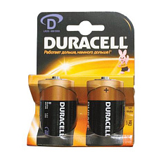 Батарейка D LR20 2шт/уп DURACELL