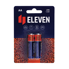 Батарейка AA LR06 2шт/уп ELEVEN