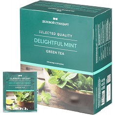 Чай зеленый DELIGHTFUL MINТ 100 пакетиков