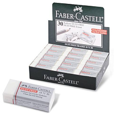 Ластик FABER-CASTELL DUST-FREE в картон держателе 41х19х12мм 187130