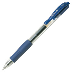 Ручка гелевая PILOT BL-G2-5 (EF) синий автом