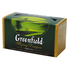 Чай зеленый GREENFIELD FLYING DRAGON 25 пакетиков