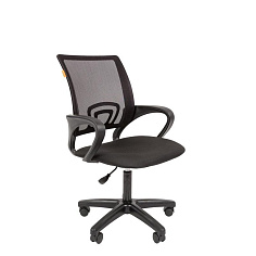 Кресло офисное EASY CHAIR 304 TC NET ткань черн/сетка черн/пластик